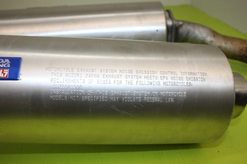 1999-2007 Suzuki Hayabusa Busa Exhaust Slip On Muffler Silencer Gen 1 Original - Picture 2 of 24