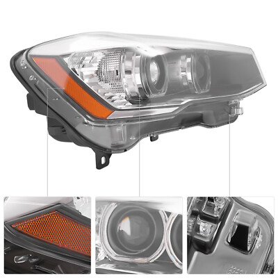 Headlight For 2015-2017 BMW X3 X4 HID/Xenon, Front Right Side Headlight