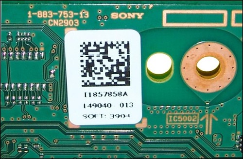 Sony KDL-32EX720 32"LED TV BAT V Main Board 1-883-753-13 - Picture 3 of 3