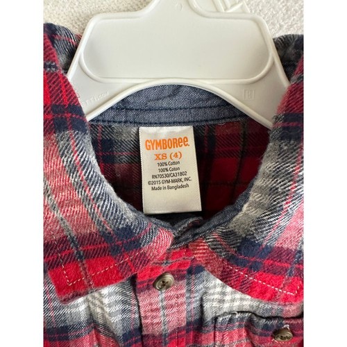 Gymboree Button Up Boys Extra Small Long Sleeve - Picture 2 of 6
