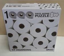 Funwares TP Hoarding Toilet Paper Puzzle 1000 Piece Jigsaw Puzzle MIB Complete