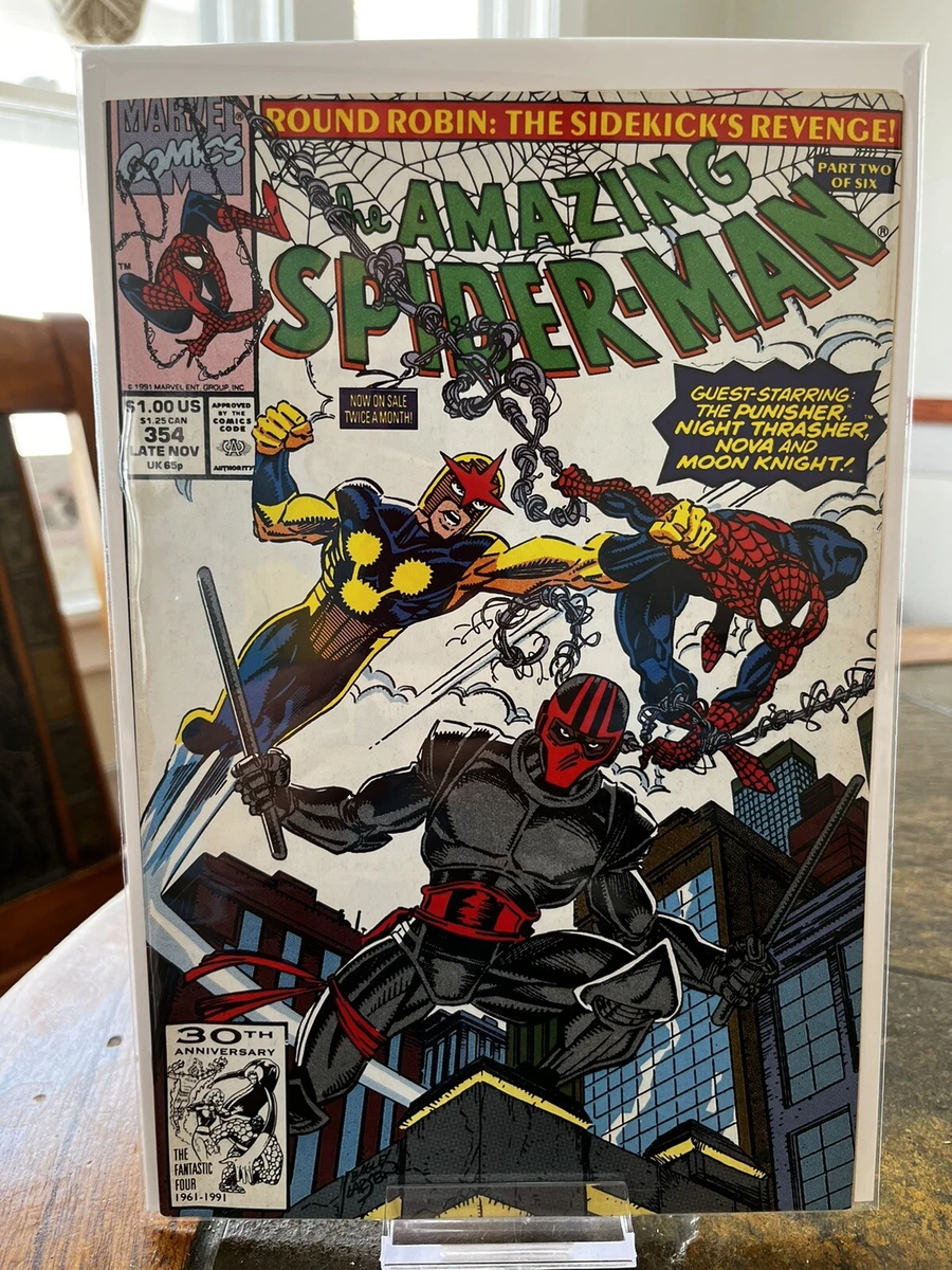 Amazing Spider-Man #354 (Nov 1991, Marvel) Round Robin Part 2 of 6 Nova  VFVF+ | eBay
