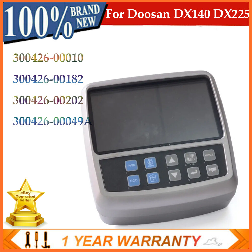 Cluster Monitor Display Panel 300426-00182 For Doosan DX300