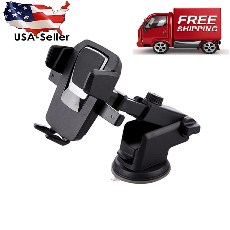 360°Mount Holder Car Windshield Stand Mobile Cell Phone Universal iPhone Samsung - Image 2 of 4