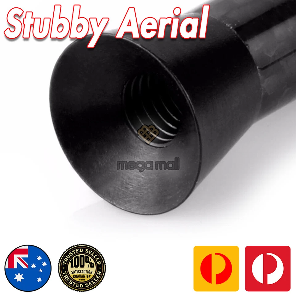 Stubby Bee Sting Black Carbon Fiber Antenna Aerial for Mercedes Benz SLK X Class - image 4 of 4