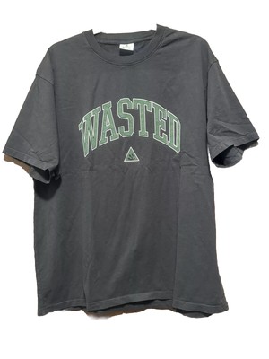 Wasted Collective Men's Black T-Shirt Size XL Eco  Planet Approved