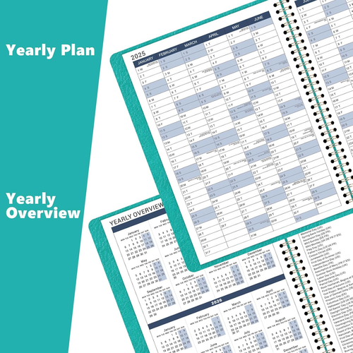 2025-2026 Weekly Appointment Book & Planner - Large 2025-2026 Daily Hourly Plann - Picture 5 of 12