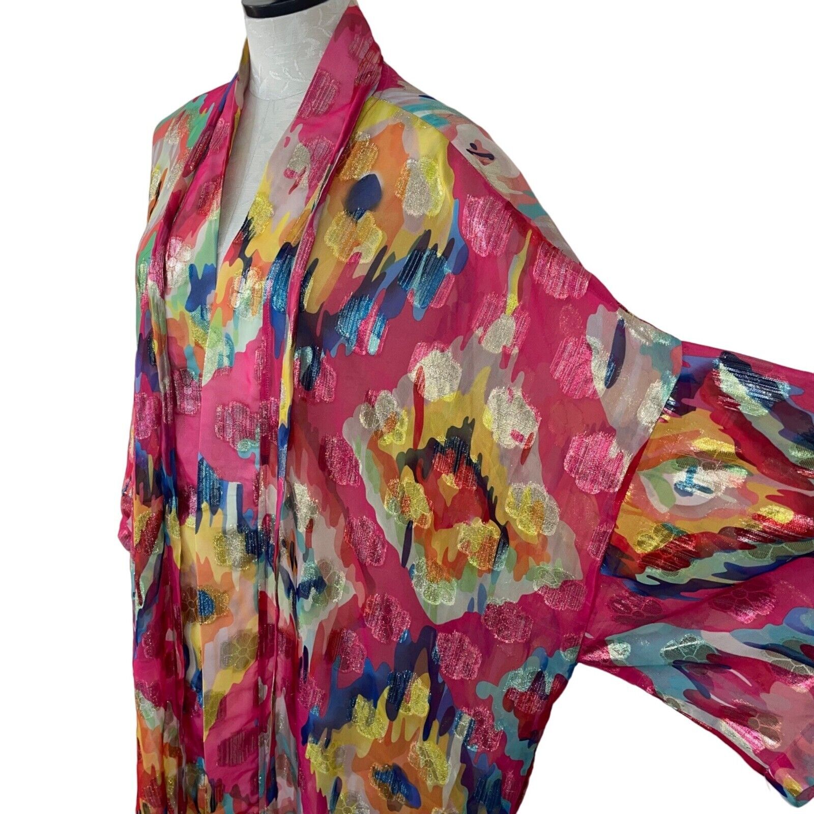 Unfashional NYC Robe Womens One Size Multicolor S… - image 5