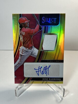 2022 Select Signature Materials Gold #SM-JB Jose Barrero 08/10