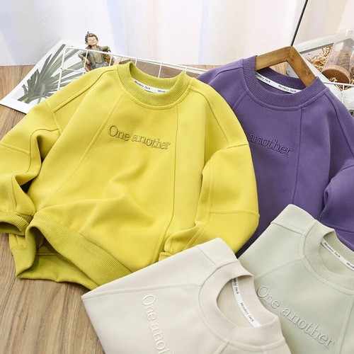 Boys Hoodies Sweatshirts Cotton Tops Kids Sport Uniforms Children's Clothing - Picture 13 of 27