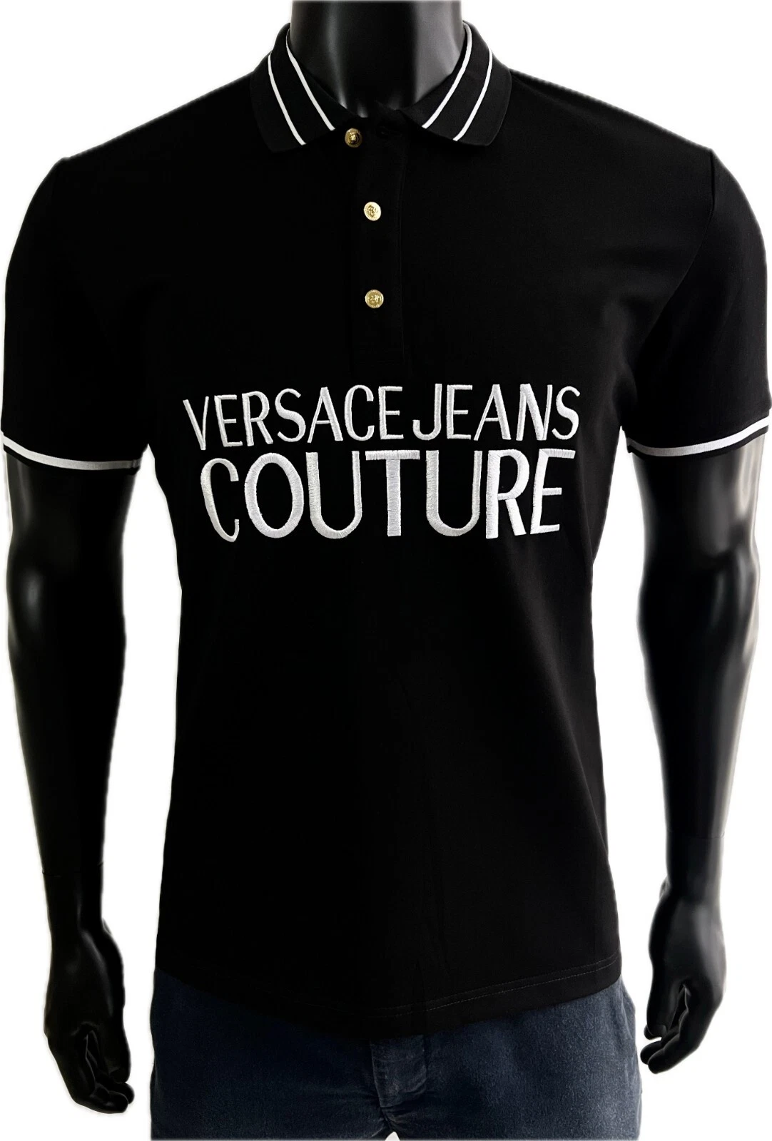 Vèrsace Men Black Polo Shirt
Opens in a new window or tab