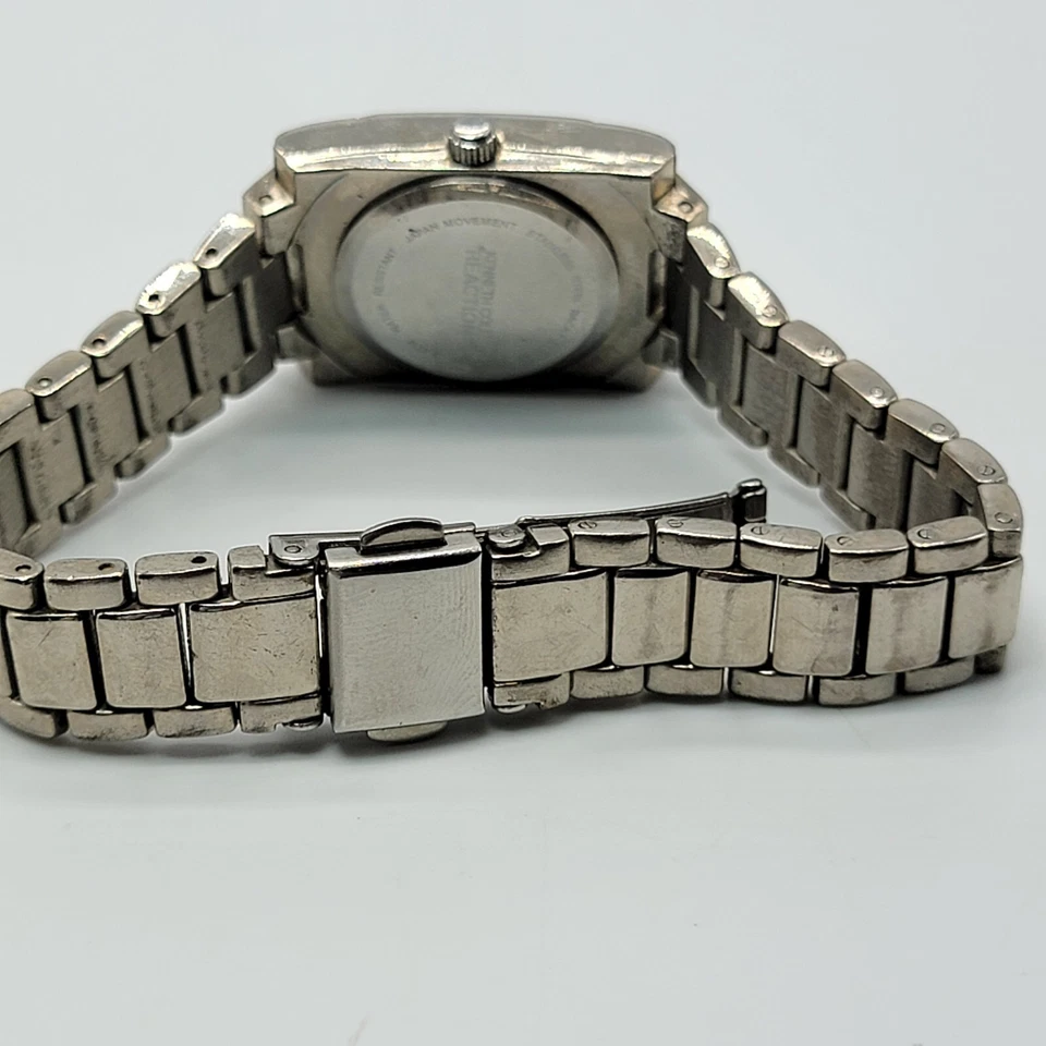 Женские часы Kenneth Cole Reaction 23 мм коричневый циферблат серебристый ремешок 7 дюймов ходовые - Изображение 4 из 4