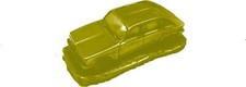 Renalt 16 ref206 model car gold chrome Effect 1:92 Scale
