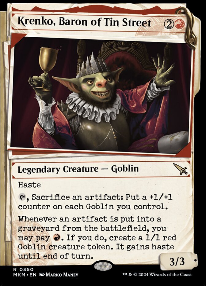 mtg dossier cards Homicide Investigator | Murders at Karlov Manor Variants | Standard