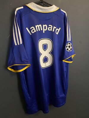  Chelsea FC ユニフォーム　2009 ランパード　4XL UEFA LAMPARD #8 MEN'S FC CHELSEA 2008/2009 SOCCER FOOTBALL SHIRT