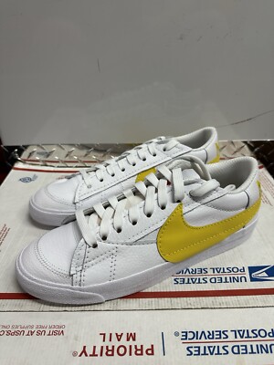 Nike Blazer Low Jumbo  White Vivid Sulfur  DV3506 100 Size 12