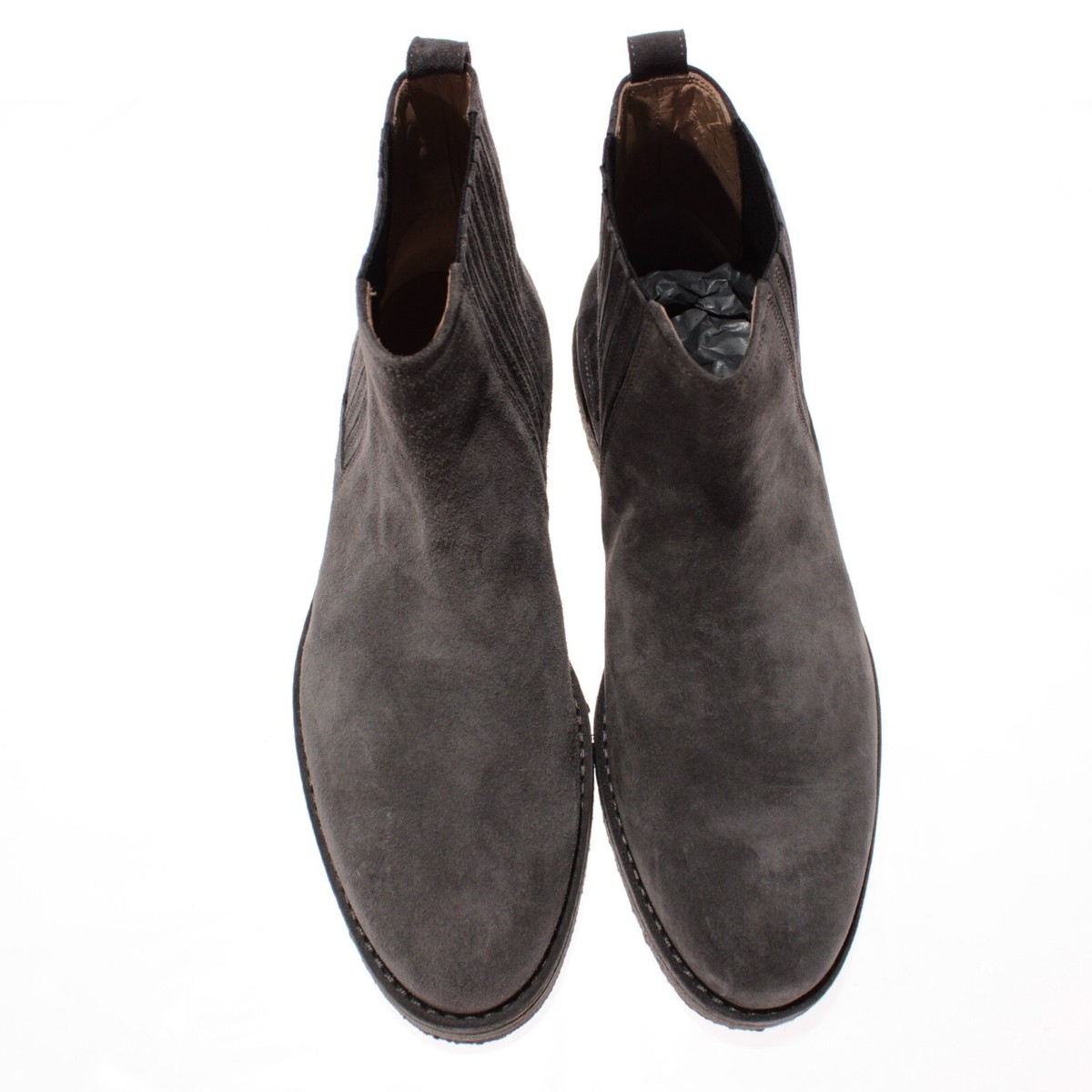 Vince Mens Bonham Water Resistant Gray Suede Chelsea Boots Harness Zip Boot Grey Suede | Thomas Bird | tblon.com main image 2