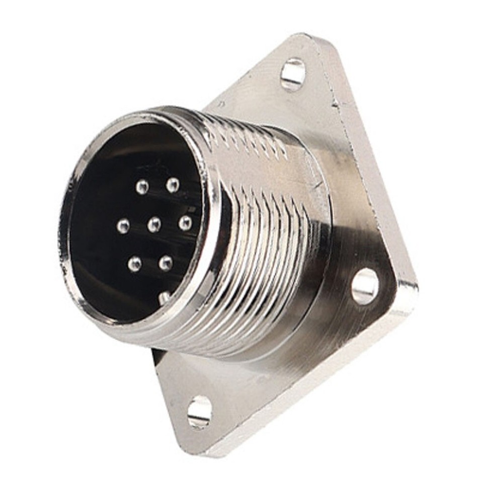 Presa A Tubo Valvola 12 Pin USA - Connettore Anfenolico Americano NOS (New Old Stock)