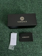 VERSACE Glasses Sunglasses Empty Storage Box BOOKLET Only .. Size 7" x 3" x 3"