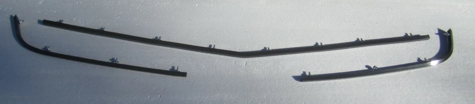 Buick Skylark GS 1972 parachoques delantero cojines de goma. Tiras de impacto. Juego completo Foto 3 de 3