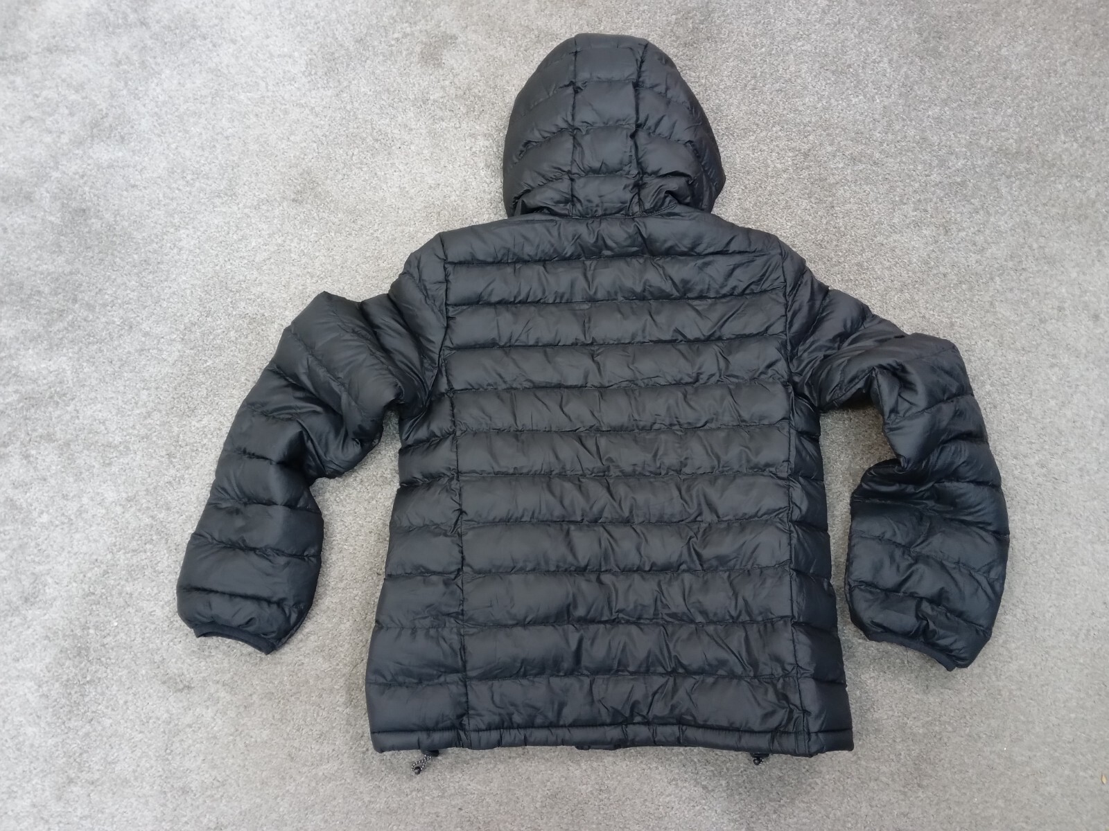 Levi's Quilted Puffer Jacket Womens Black Hooded Coat ault size extra small eBay