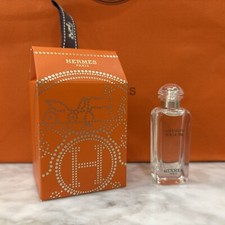 Hermes Un Jardin Sur Le Nil Eau De Toilette 7.5ml/.25 fl oz Orange Hanging Box