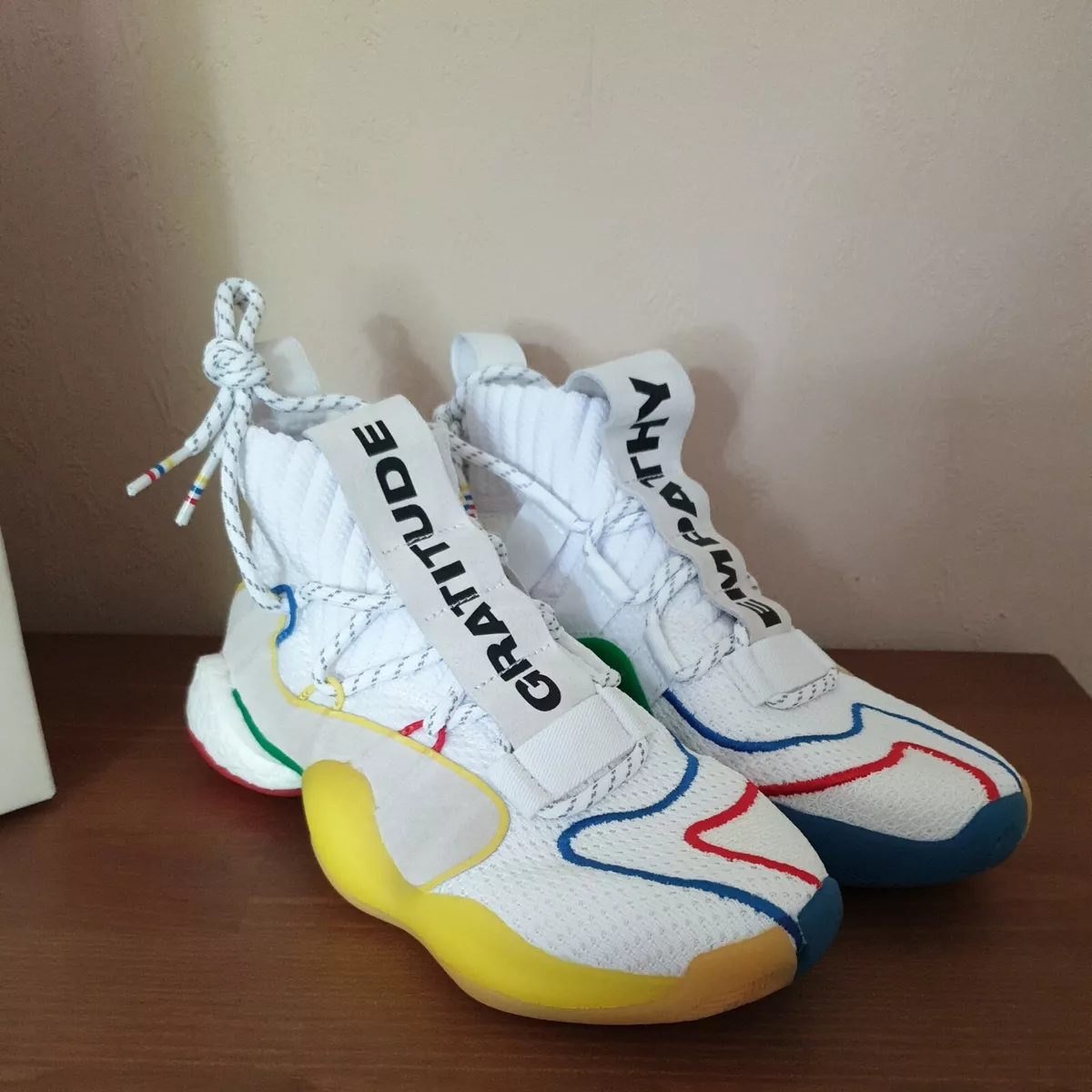 ADIDAS PHARRELL WILLIAMS CRAZY BYW LVL X PW SIZE 38 NEW