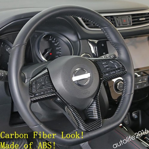 Borde de cubierta de aire acondicionado aspecto de fibra de carbono para Nissan X-trail T32/Rogue 2014-2020 ABS - Imagen 5 de 25