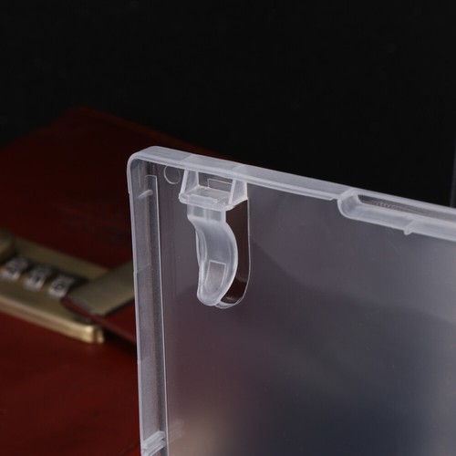 6 PCS CD Case Storage Container Disk Holder Media Video Empty Dvd - Afbeelding 9 van 12