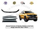 <!--F#f_0-->Bonnet Protector Weather Shields Guard To Suit Ford Ranger Next-Gen 2022+ MY22+<!--F/-->