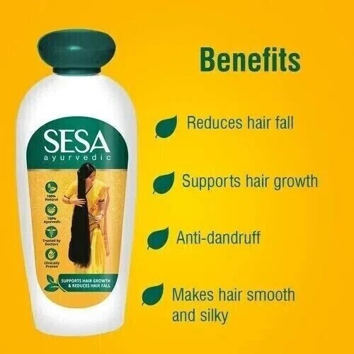 Hair Oil for Hair Thickening,Hair Growth,Anti-hair Fall,Anti-dandruff 100 ml x 3 Foto 3 de 4