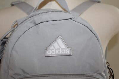 gray adidas backpack NWT gray Backpack leather straps NWT Adidas | Mercari main image 4