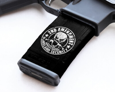 Magazine Wrap 2ND AMEND HOMELAND AR vinyl Skin 5.56 .223 Airsoft ARM30-1028