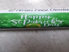 WORLD'S FINEST CHOCOLATE (12) HAPPY ST PATRICK'S DAY ALMOND 1.3 Oz Ea Bars