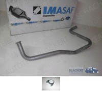 Imasaf Auspuff Hosenrohr für Ford Transit (V_) 2.4D/2.5D 46/50KW Bis Bj.86