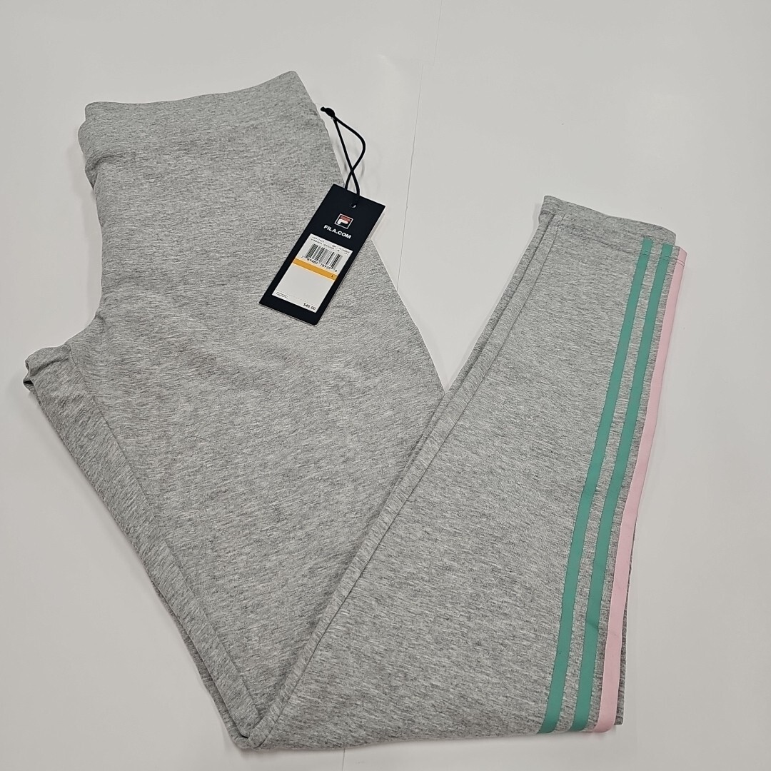 Leggings nuovi con etichette Fila Virginia grigi donna piccoli nuovi con etichette