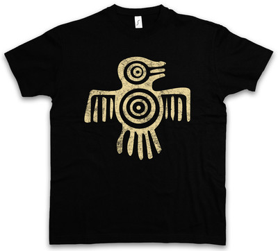AZTEC BIRD II T-SHIRT Indians Indian Sign Culture Civilization Mayans Religion