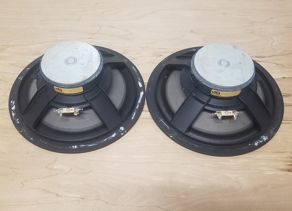 Vifa M25WO-40 8ohm 10' woofer pair speakers excellent condition