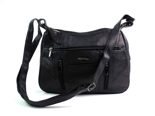 DAMEN QUALITÄT ECHTLEDER CROSSOVER KÖRPER SCHULTERTASCHE HOBO KURIERTASCHE HANDTASCHE - Bild 8 von 24