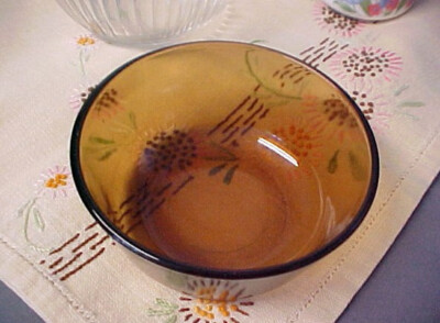 Anchor Hocking Fire King Amber Glass OvenWare #36 Custard Cup