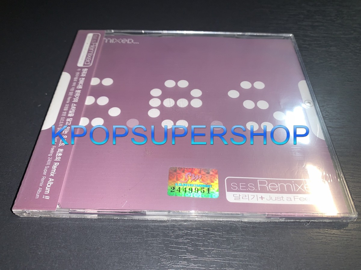 S.E.S Remix Album REMIXED CD Booklet New Sealed Rare SES Bada Shoo