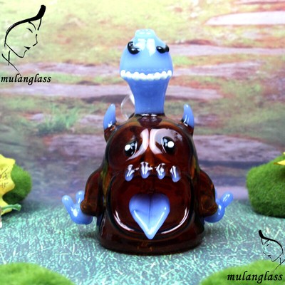 Mini Cool Demon Bong Hookah Glass Bongs Water Pipe Smoking Glass Bowl ...