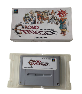 Chrono Trigger w/Box Tested Nintendo Super Famicom SFC SNES SQUARE