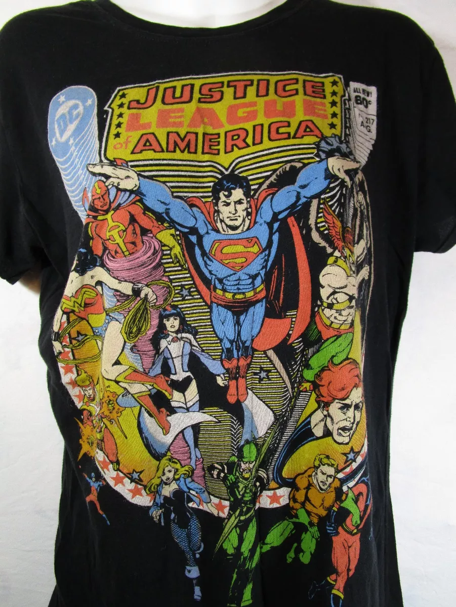 DC Comics JUSTICE LEAGUE AMERICA Graphic T-shirt size XL