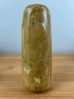 Red Wing 1930s Vintage Art Deco Pottery Peacock Yellow Ceramic Vase 187