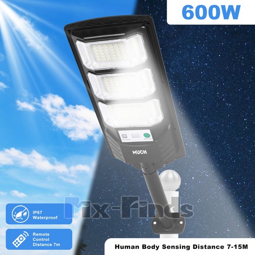 10000W Solar Street Light Super Bright Dusk to Dawn Outdoor Security Flood Lamp - Foto 18 di 28