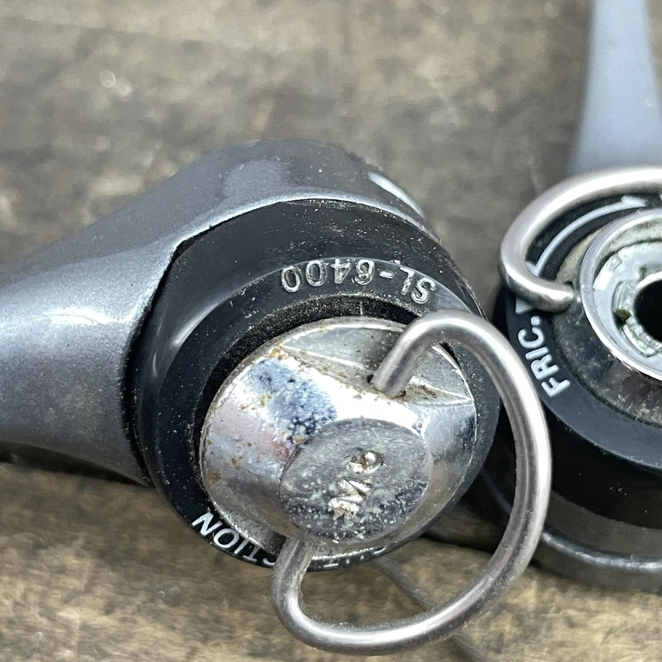 Cambios de tubo descendente Shimano 600 SL-6400 de colección 7 velocidades SIS fricción Ultegra carretera Foto 3 de 4