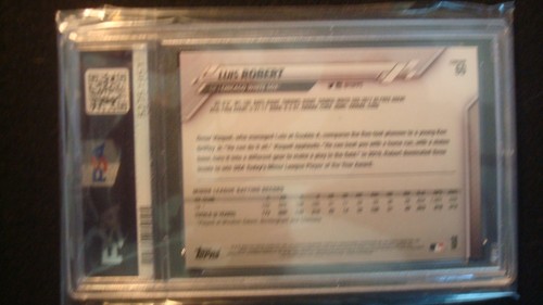 2020 Topps Chrome #60 - Luis Robert - Baseball RC Rookie - PSA 10 - Bild 4 von 4