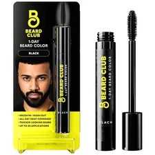 The Beard Club 1 Day Temporary Dye for Men - Black Beard, 