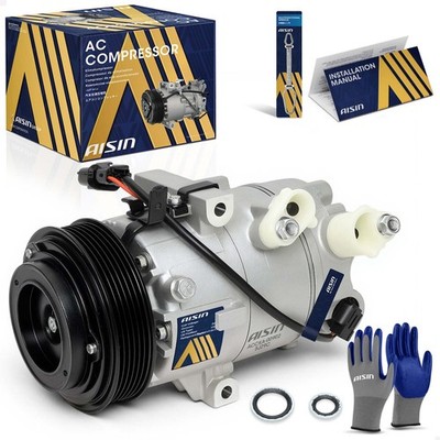 AISIN ACCKA-00902 AC Compressor w/ Clutch for Kia Forte Forte5 2019-2022 L4 2.0L